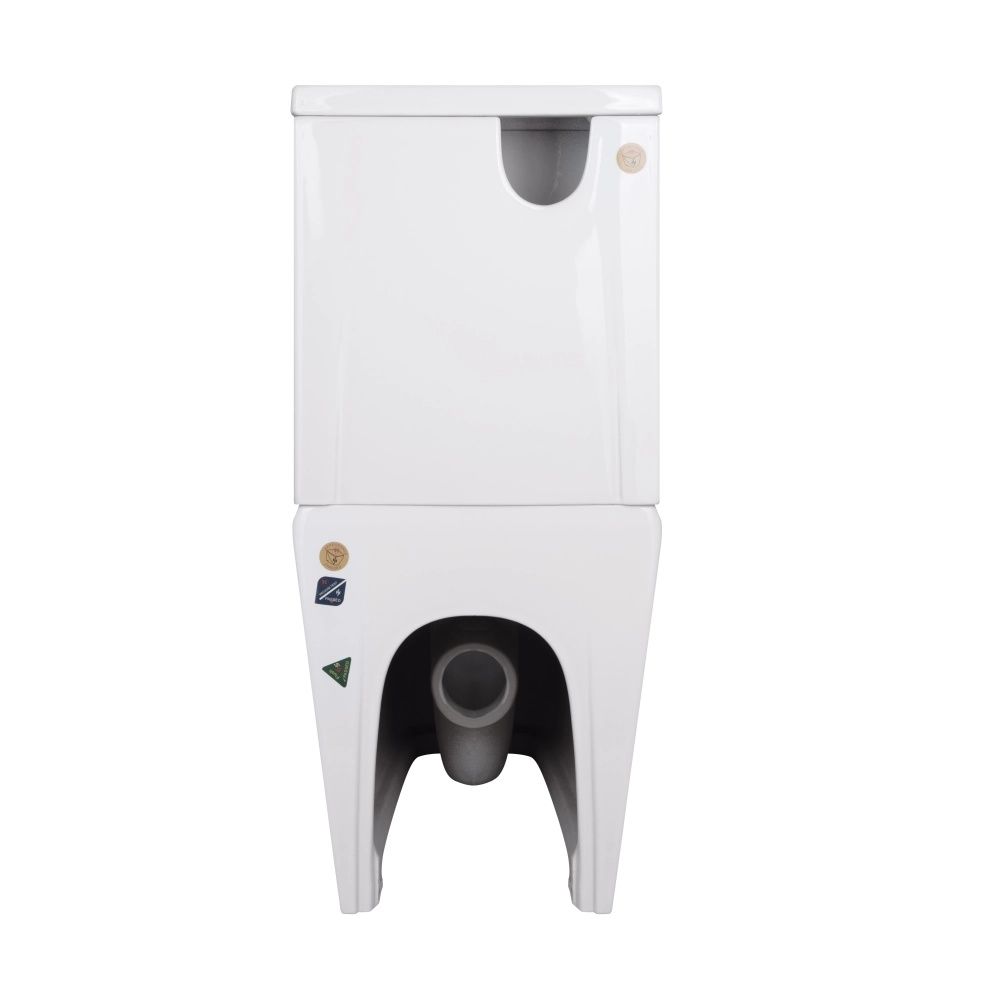 Унітаз підлоговий Qtap Crow білий глянцевий QT05222170W з бачком і сидінням Soft-close