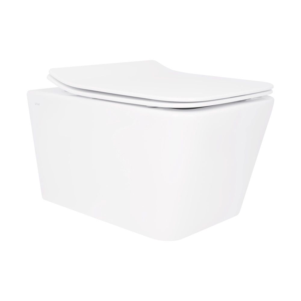 Унитаз подвесной Qtap Crow белый глянцевый QT05335170W с сиденьем Soft-close