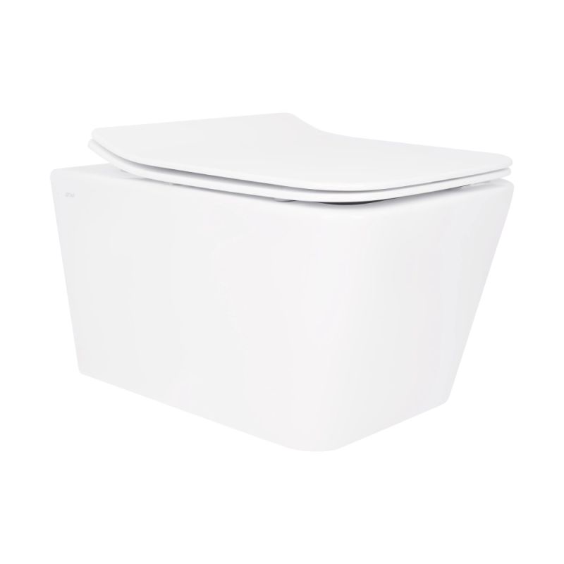 Унітаз підвісний Qtap Crow білий глянцевий QT05335170W з сидінням Soft-close