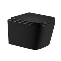 Унітаз підвісний Qtap Crow чорний матовий QT05335171MB з сидінням Soft-close