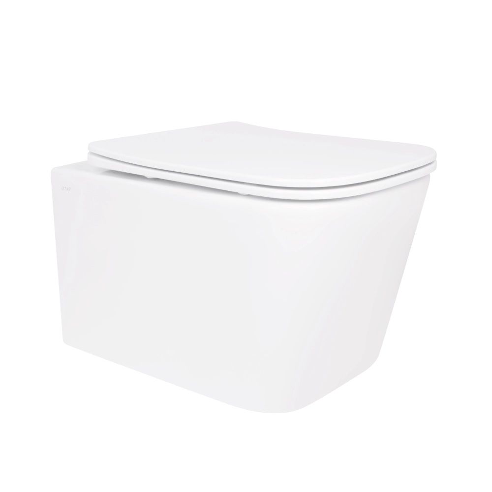 Унітаз підвісний Qtap Crow білий глянцевий QT05335171RW з сидінням Soft-close