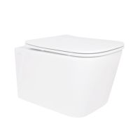 Унітаз підвісний Qtap Crow білий глянцевий QT05335171RW з сидінням Soft-close