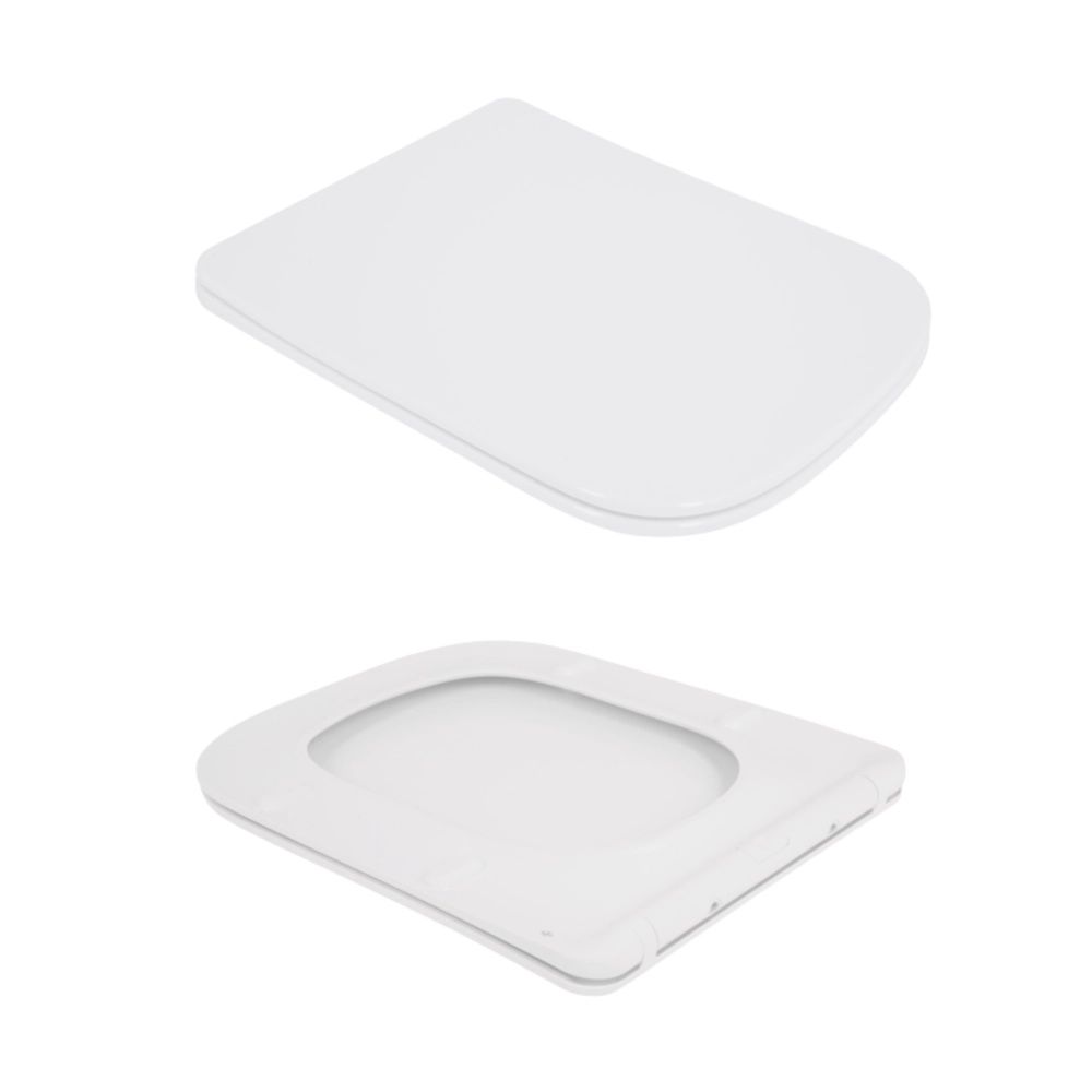 Унітаз підвісний Qtap Crow білий глянцевий QT05335171RW з сидінням Soft-close
