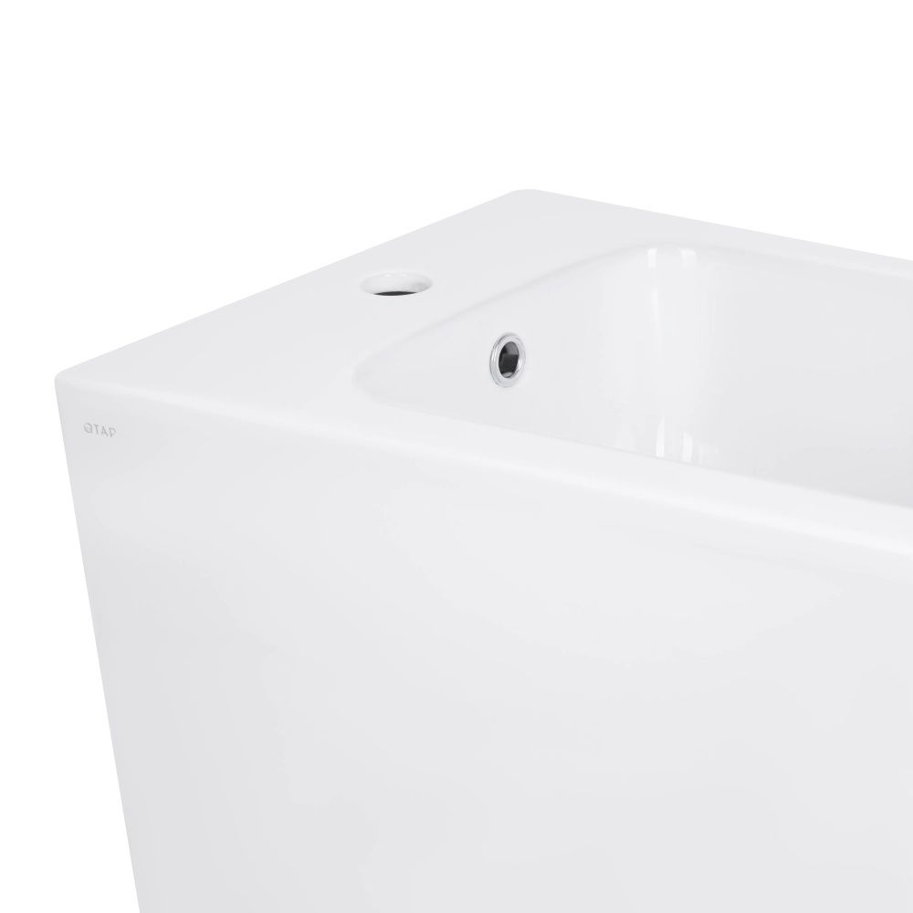 Біде підлогове Qtap Crow білий глянцевий QT05443370W