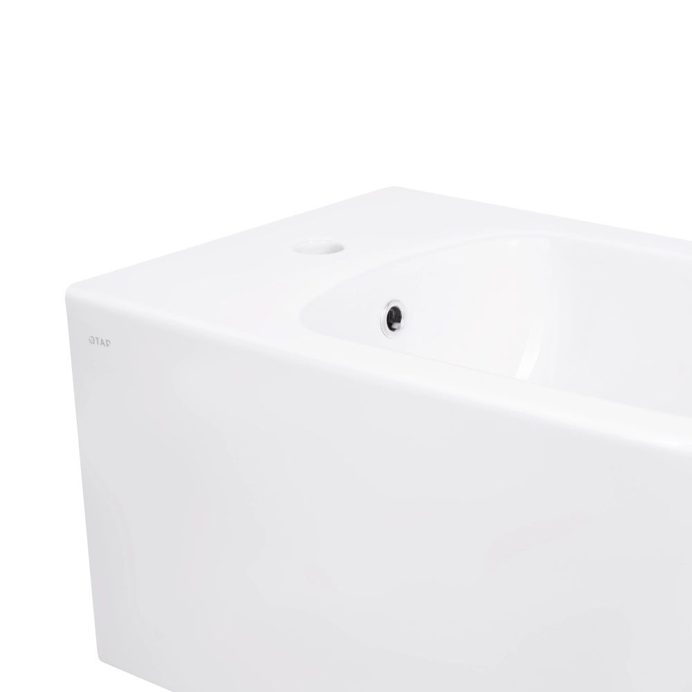 Біде підвісне Qtap Crow білий глянцевий QT05555370W