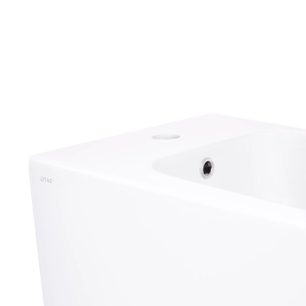 Біде підвісне Qtap Crow білий глянцевий QT05555371W