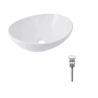 Раковина накладна Qtap Dove 42 см білий глянцевий QT06113078WN47308