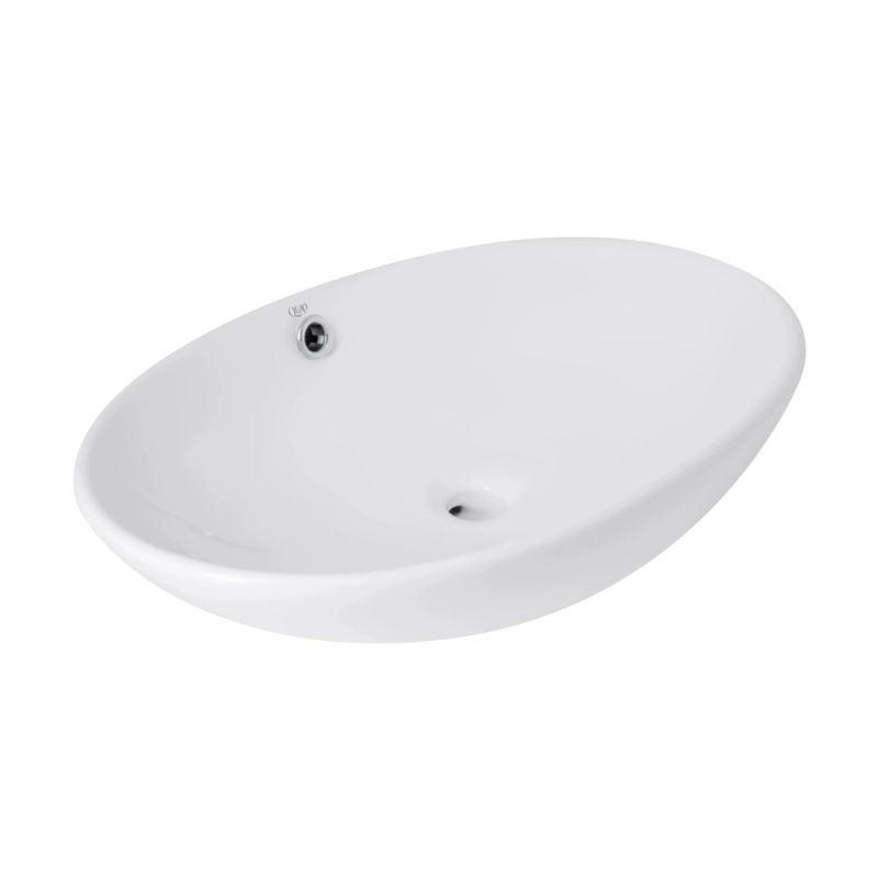Раковина накладная Qtap Dove 63.5 см белый глянцевый QT06118168W