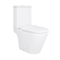 Унітаз підлоговий Qtap Dove білий глянцевий QT06228380BW з бачком і сидінням Soft-close