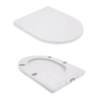 Унітаз підлоговий Qtap Jay білий глянцевий QT07222175TW з бачком і сидінням Soft-close