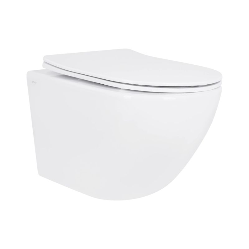 Унітаз підвісний Qtap Jay білий глянцевий QT07335175W з сидінням Soft-close