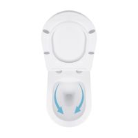Унітаз підвісний Qtap Jay білий глянцевий QT07335176W з сидінням Soft-close