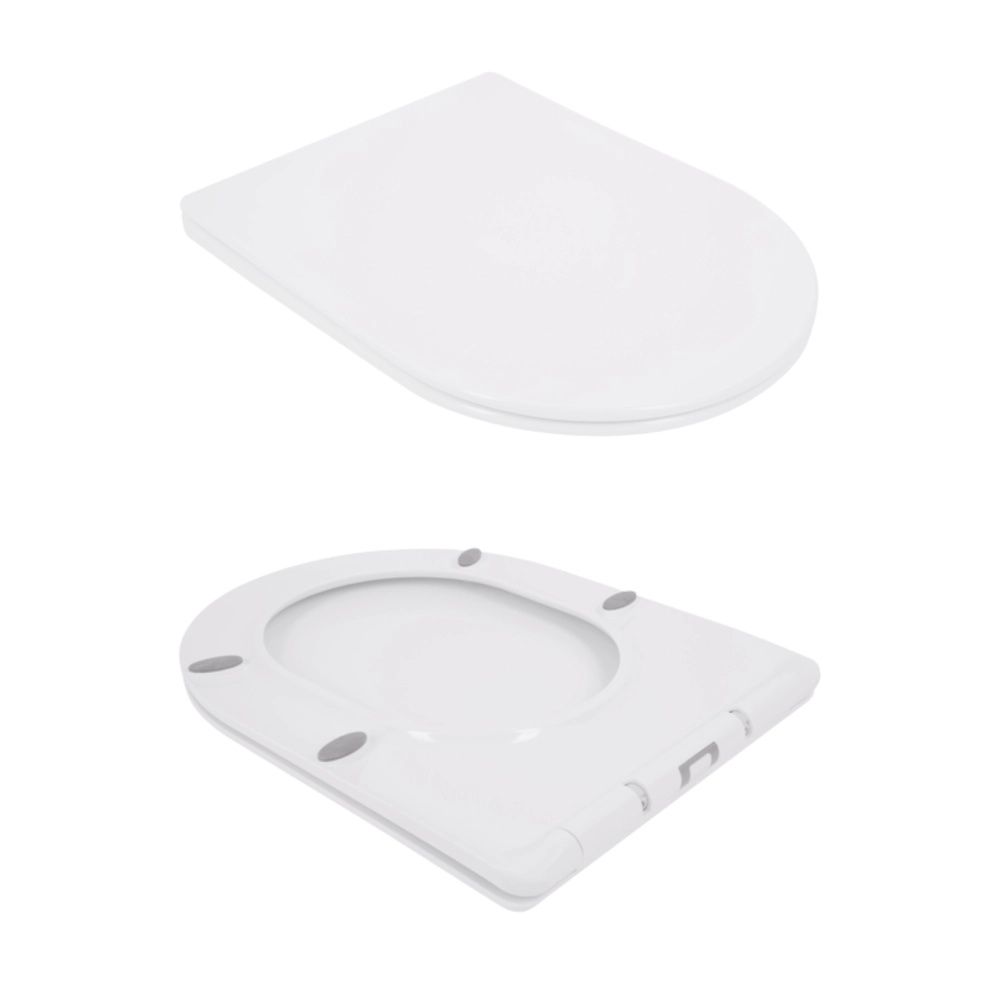 Унітаз підвісний Qtap Jay білий глянцевий QT07335176W з сидінням Soft-close