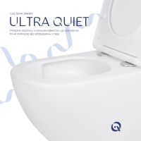 Унітаз підвісний Qtap Jay білий глянцевий QT07335177W з сидінням Soft-close