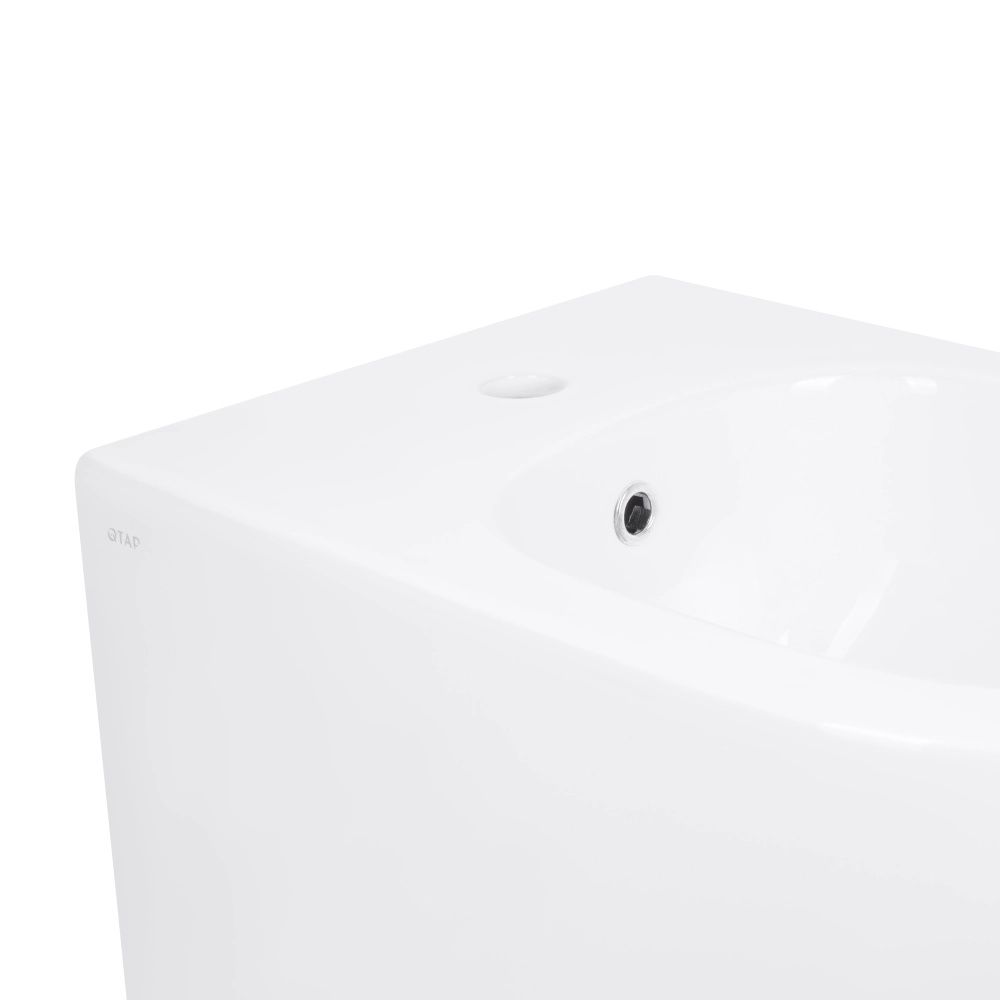 Біде підвісне Qtap Jay білий глянцевий QT07555376W