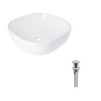 Раковина накладна Qtap Kolibri 42.5 см білий глянцевий QT1011K396WN48468