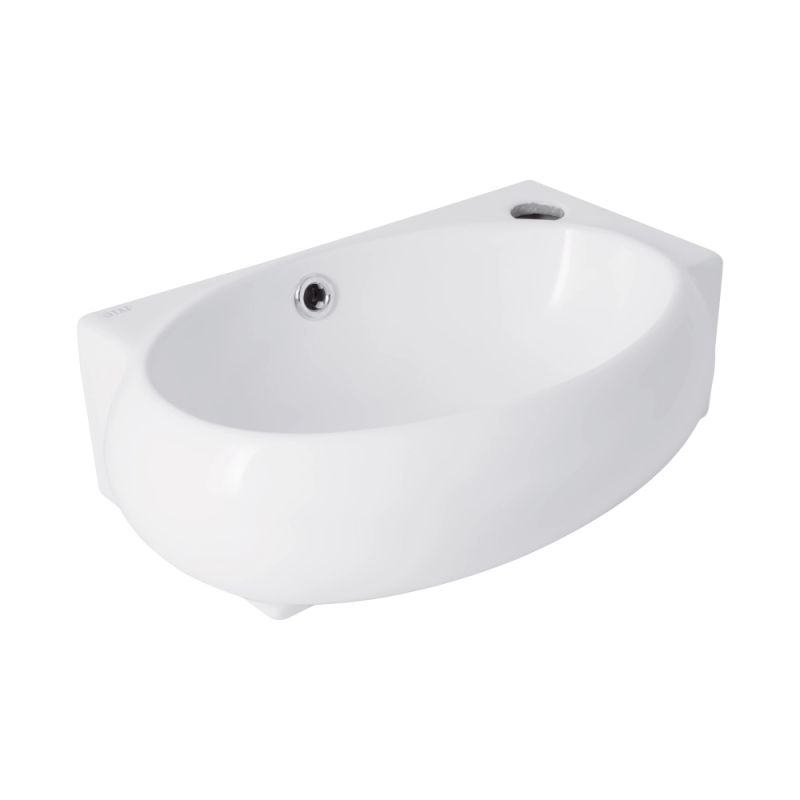 Раковина підвісна Qtap Leo 43 см білий глянцевий QT11111008RW