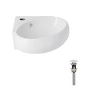 Раковина підвісна Qtap Leo 38 см білий глянцевий QT11115010WN47331