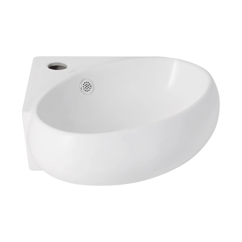 Раковина підвісна Qtap Leo 38 см білий глянцевий QT11115010WN