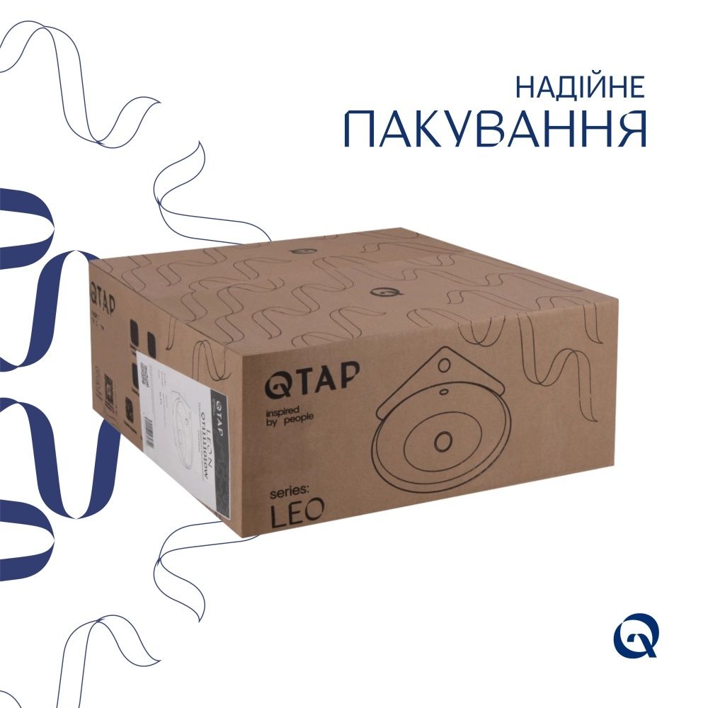 Раковина підвісна Qtap Leo 38 см білий глянцевий QT11115010WN