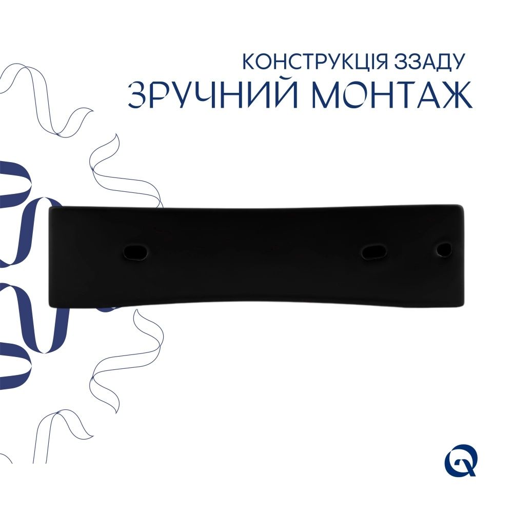 Раковина підвісна Qtap Nando 50 см чорний матовий QT12116146AMB