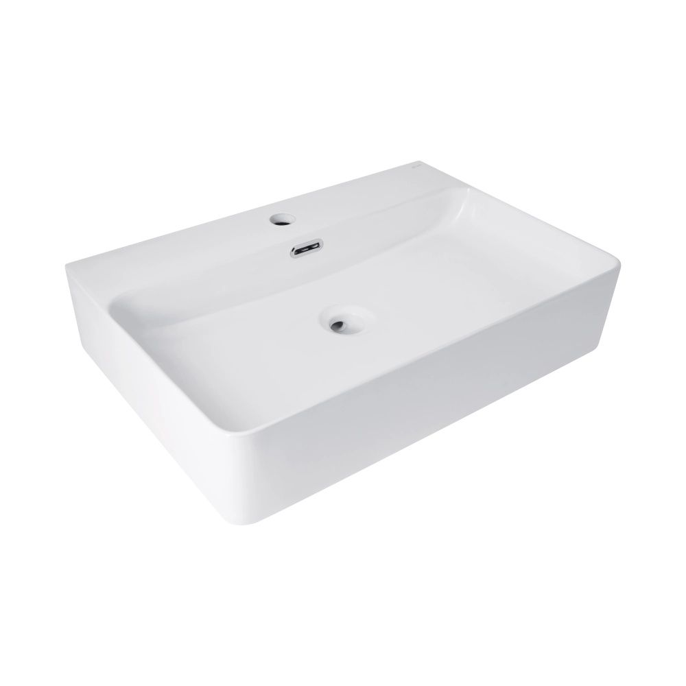 Раковина підвісна Qtap Nando 61 см білий глянцевий QT12116146W