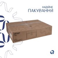 Раковина підвісна Qtap Nando 61 см білий глянцевий QT12116146W
