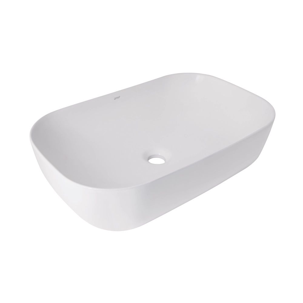 Раковина накладна Qtap Robin 60 см білий глянцевий QT13112143PW