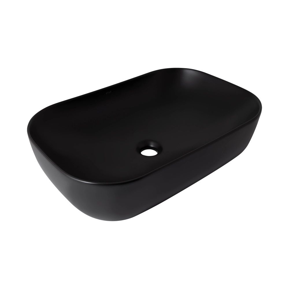 Раковина накладна Qtap Robin 60 см чорний матовий QT132143PMBMBN