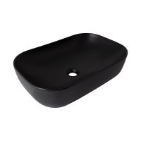 Раковина накладна Qtap Robin 60 см чорний матовий QT132143PMBMBN