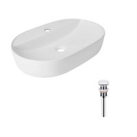 Раковина накладна Qtap Scorpio 60 см білий глянцевий QT14112203WN47315