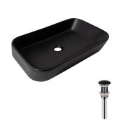Раковина накладна Qtap Scorpio 55 см чорний матовий QT14112243MBN47298