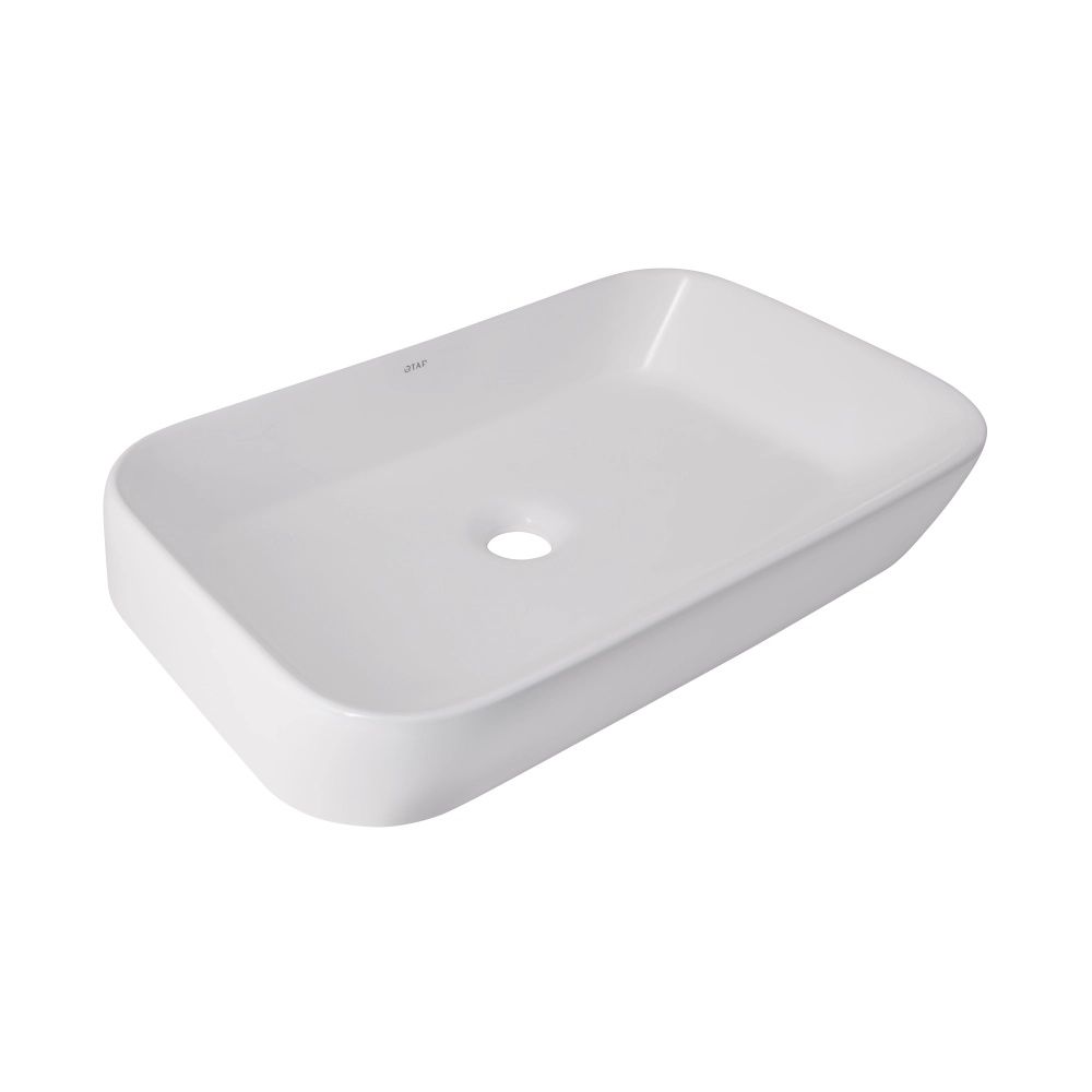 Раковина накладна Qtap Scorpio 55 см білий глянцевий QT14112243WN