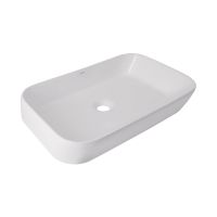 Раковина накладна Qtap Scorpio 55 см білий глянцевий QT14112243WN