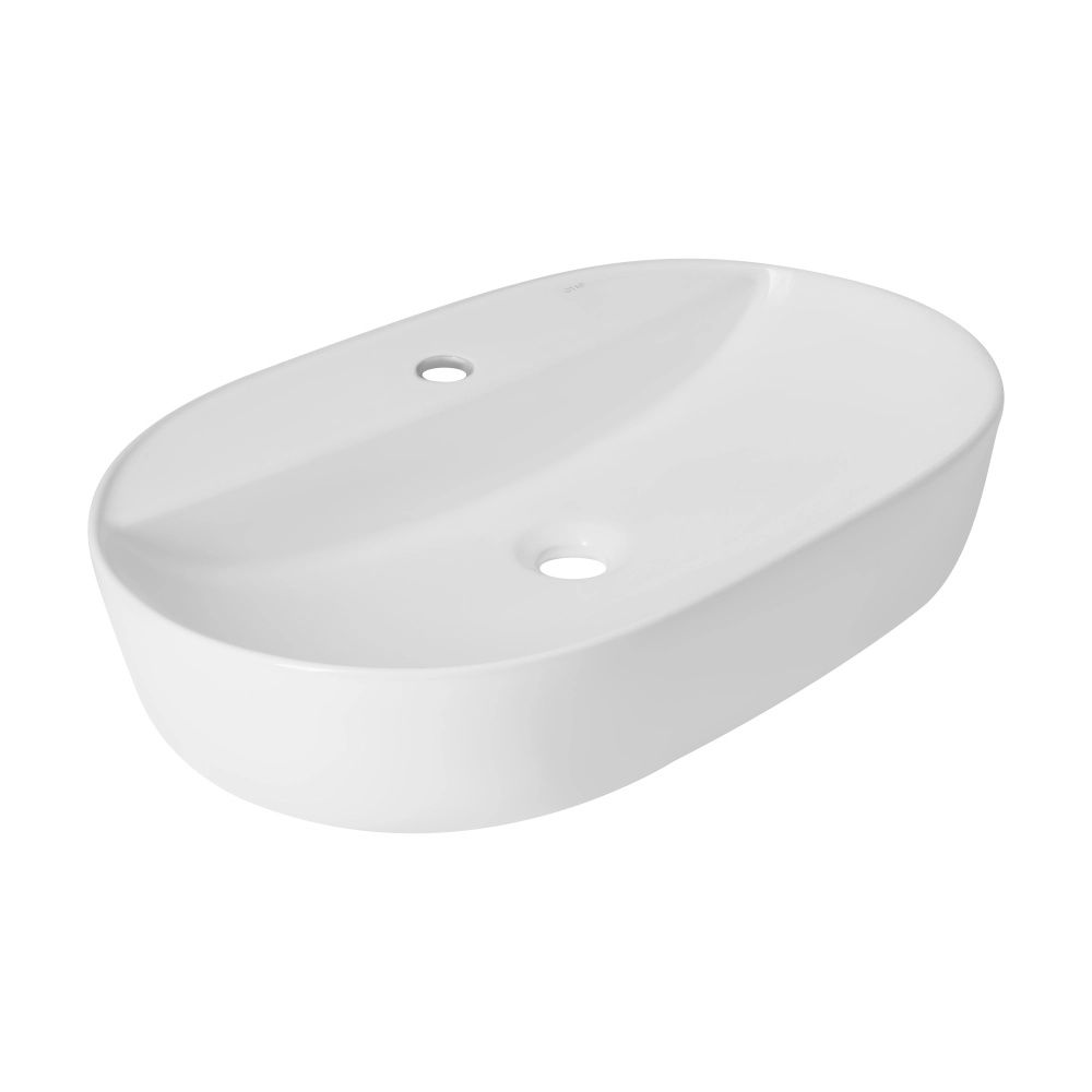Раковина накладна Qtap Scorpio 60 см білий глянцевий QT14118045W