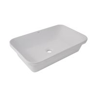 Раковина врізна Qtap Scorpio 61.5 см білий глянцевий QT1411K491WN
