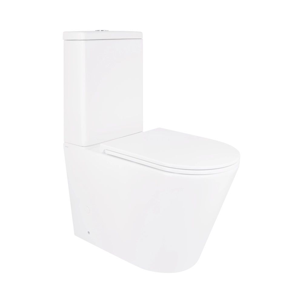 Унітаз підлоговий Qtap Scorpio білий глянцевий QT14226088AW з бачком і сидінням Soft-close