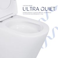 Унітаз підлоговий Qtap Scorpio білий глянцевий QT14226088AW з бачком і сидінням Soft-close