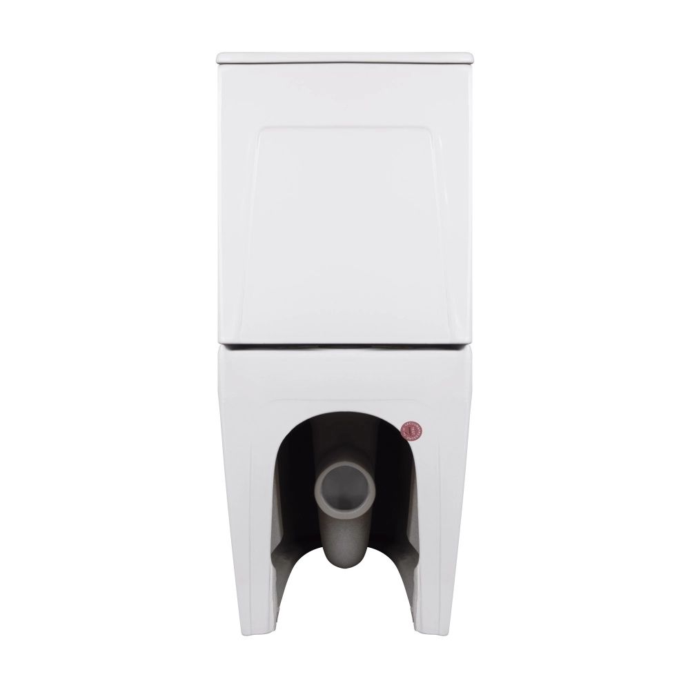 Унітаз підлоговий Qtap Scorpio білий глянцевий QT14226088AW з бачком і сидінням Soft-close