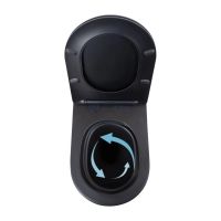 Унітаз підвісний Qtap Scorpio чорний матовий QT14332380AMB з сидінням Soft-close