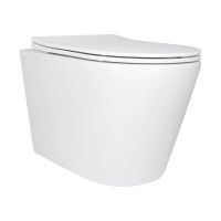 Унітаз підвісний Qtap Scorpio білий глянцевий QT14332380AW з сидінням Soft-close