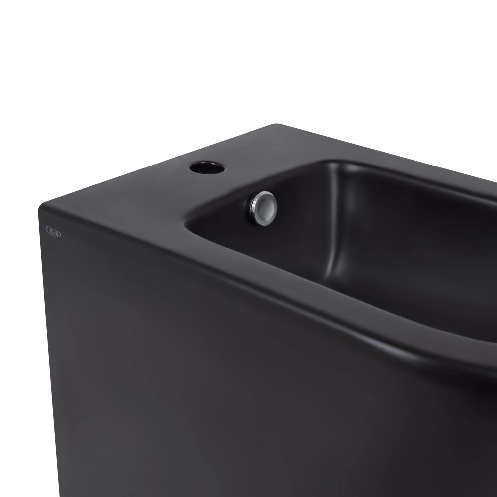 Біде підлогове Qtap Scorpio чорний матовий QT14441003CMB