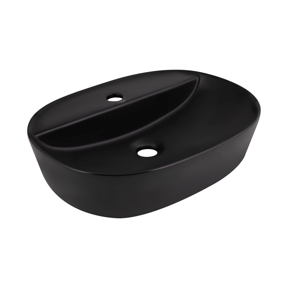 Раковина накладна Qtap Scorpio 50 см чорний матовий QT146533MB