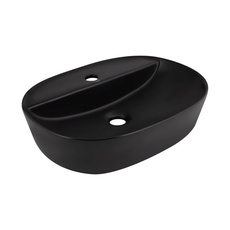 Раковина накладная Qtap Scorpio 50 см черный матовый QT146533MB