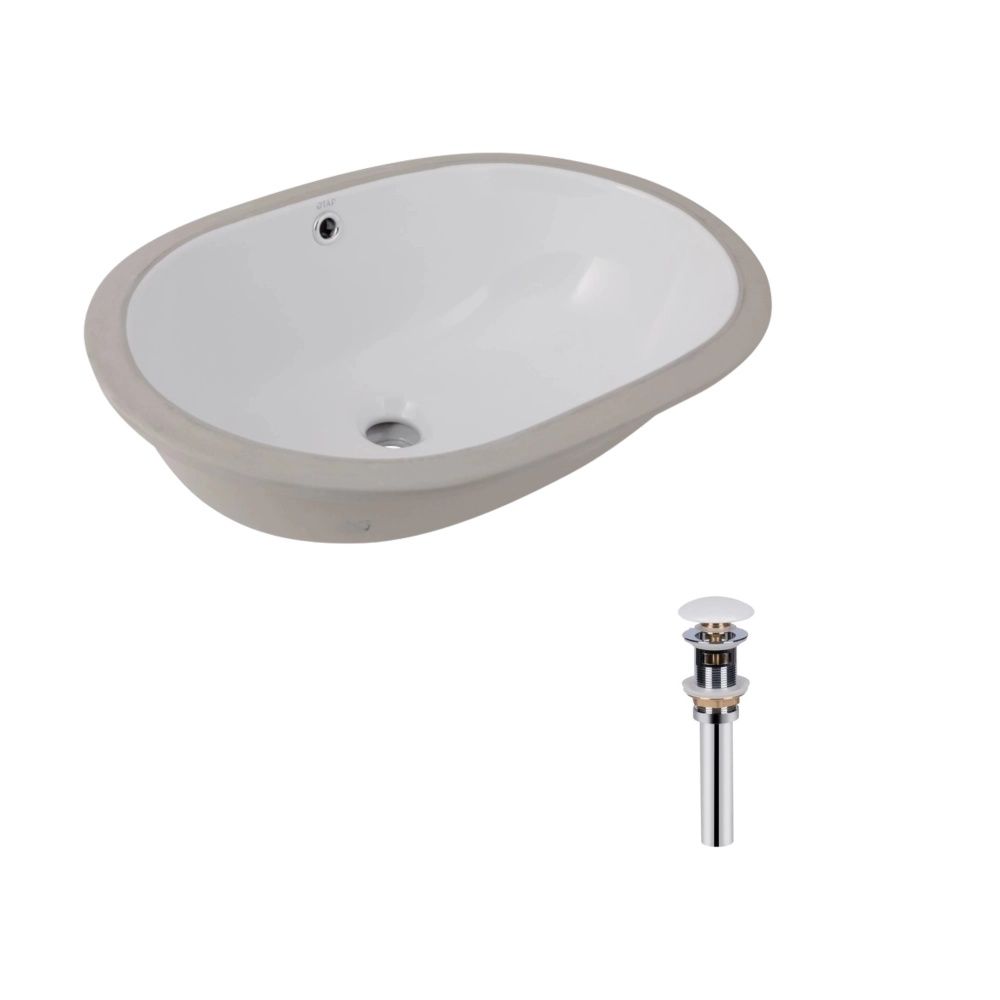 Раковина врізна Qtap Stork 57 см білий глянцевий QT15116030WN47294