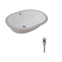 Раковина врізна Qtap Stork 57 см білий глянцевий QT15116030WN47294