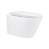 Унітаз підвісний Qtap Swan білий глянцевий QT16335178W з сидінням Soft-close