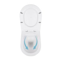 Унітаз підвісний Qtap Swan білий глянцевий QT16335178W з сидінням Soft-close