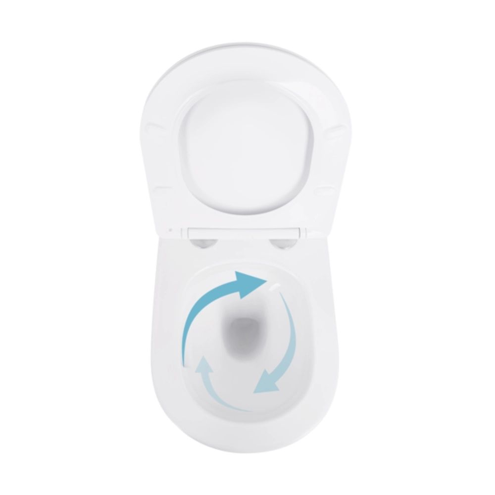 Унітаз підвісний Qtap Swan білий глянцевий QT16335179W з сидінням Soft-close