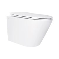 Унітаз підвісний Qtap Swan білий глянцевий QT16335180W з сидінням Soft-close